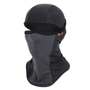 Cagoule vélo noire unisexe