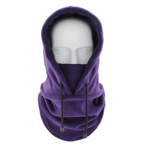 Cagoule Polaire Violette Mixte