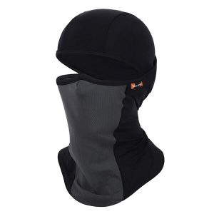 Cagoule Noire Élastique Hivernale