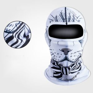 Cagoule Moto Tigre Blanc et Noir