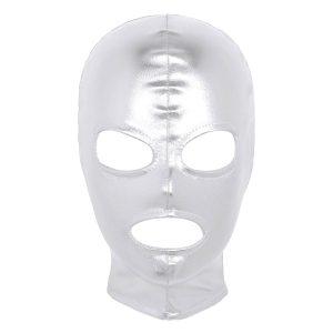 Cagoule Latex Costume Blanc Tracy