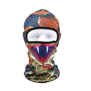 Cagoule Moto Serpent avec Un Trou