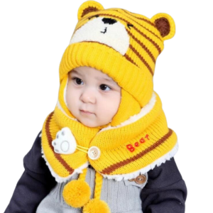 Cagoule Bébé en tricot Joyce